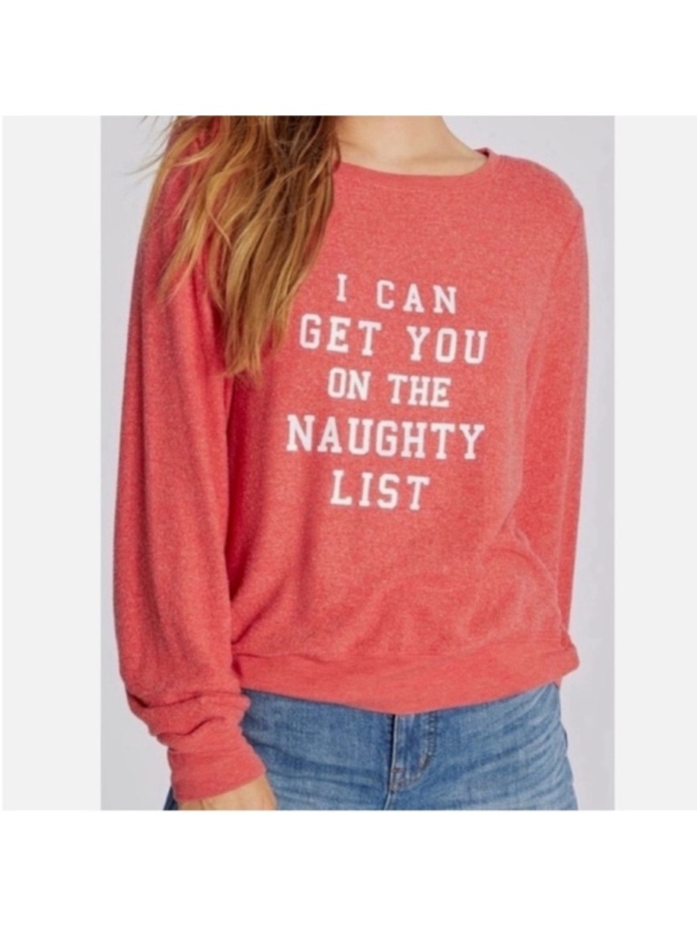 New Wildfox I Can Get You on the Naughty List Baggy Beach Jumper